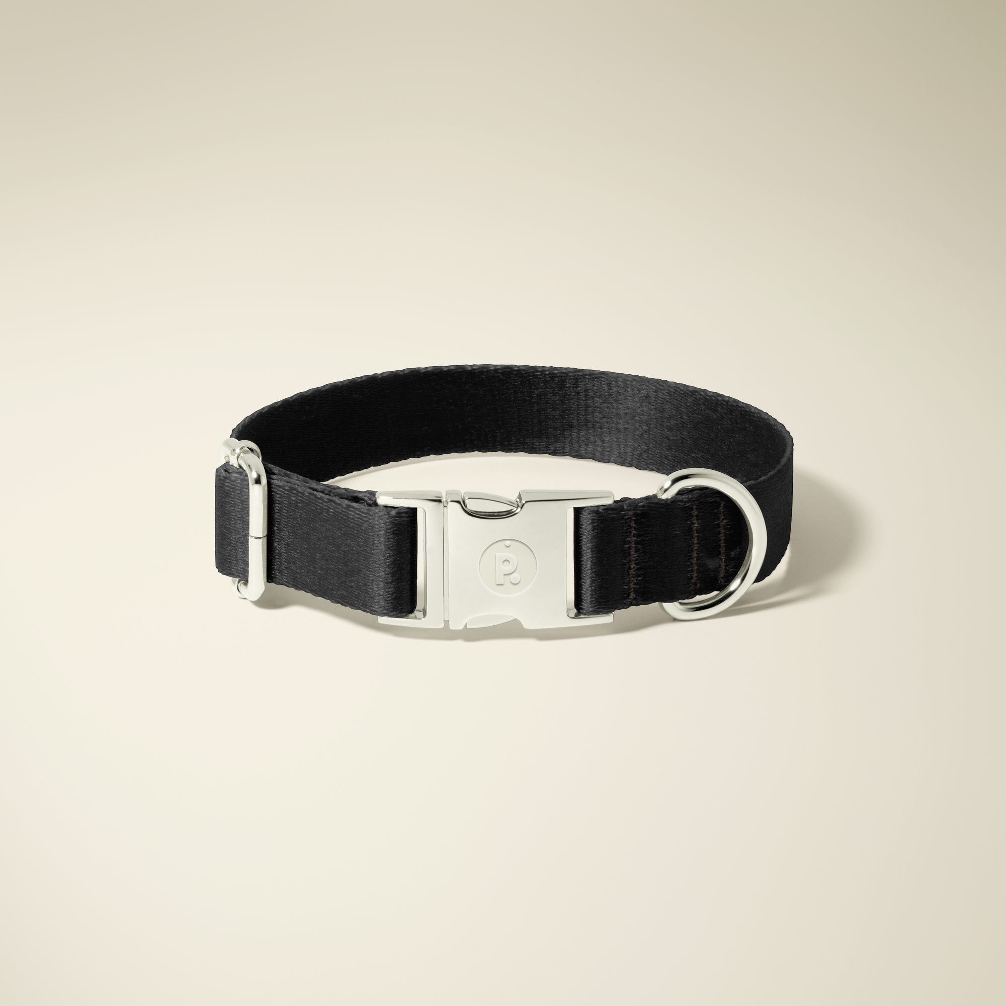 Jet Black Silver Collar