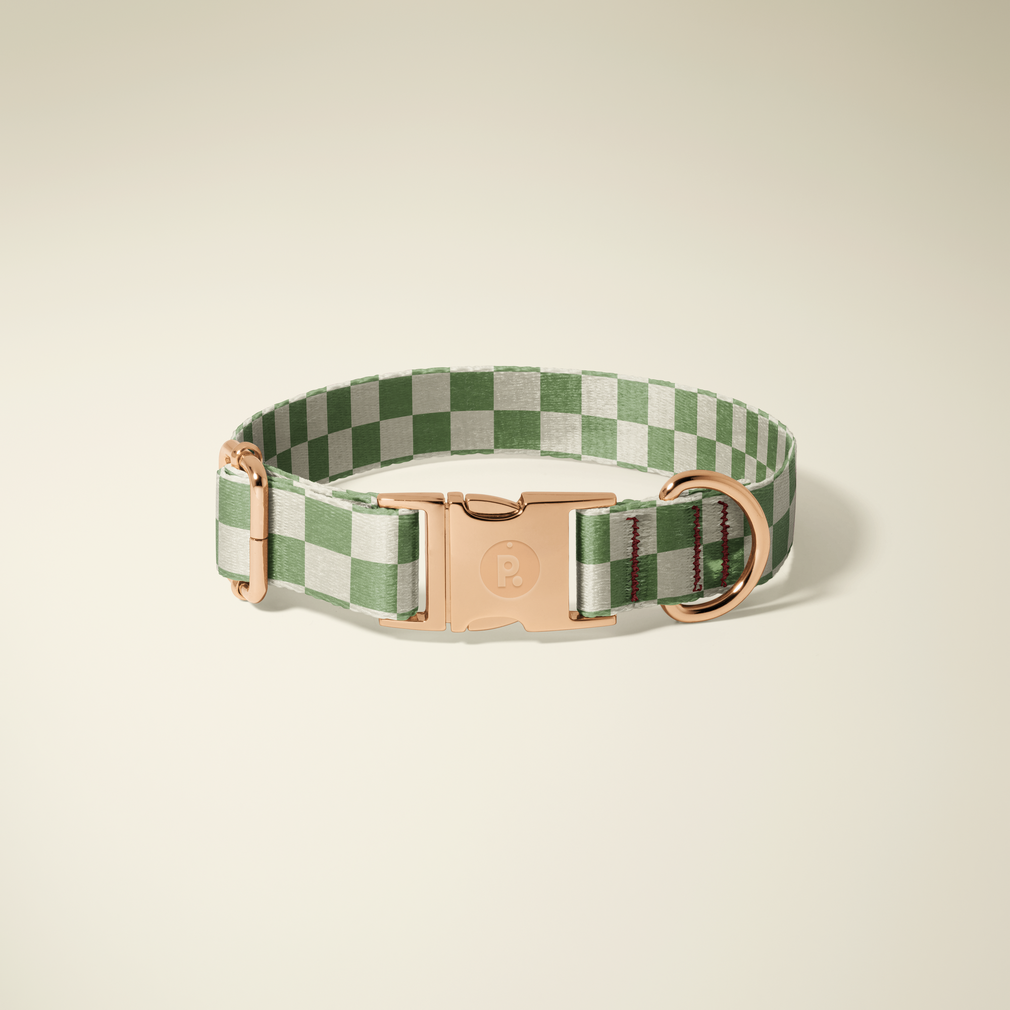 Gingham Rose Gold Collar - Verdant