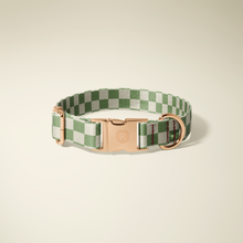Verdant Gingham Rose Gold Collar