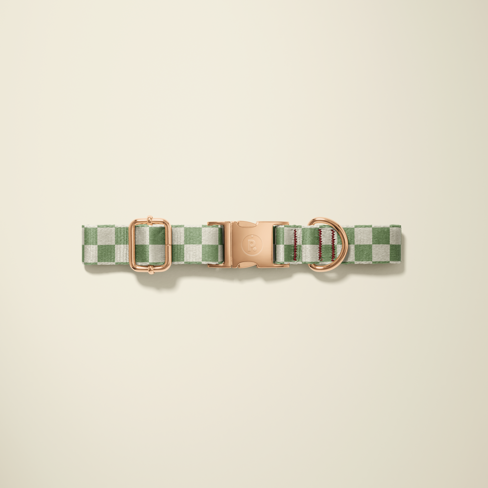 Gingham Rose Gold Collar - Verdant