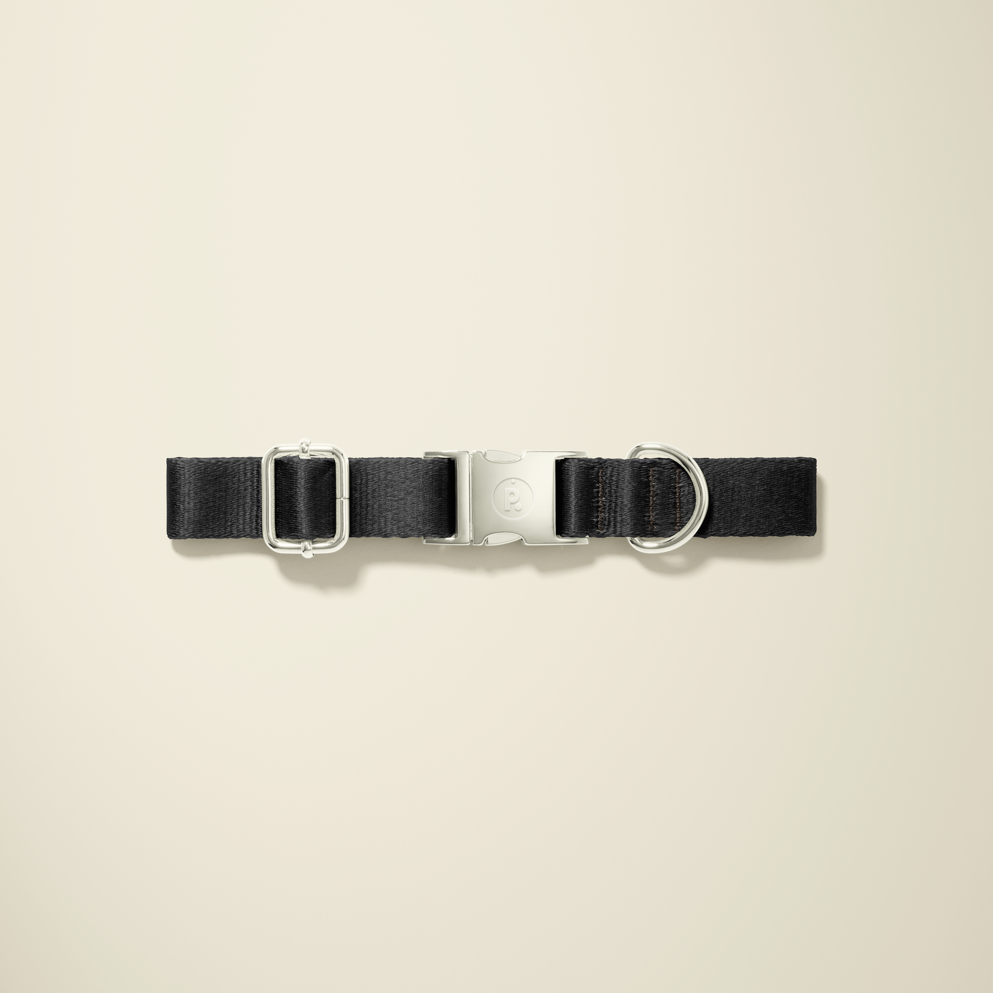 Jet Black Silver Collar