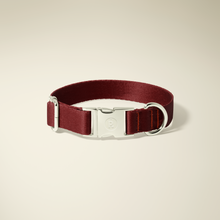 Deep Crimson Silver Collar
